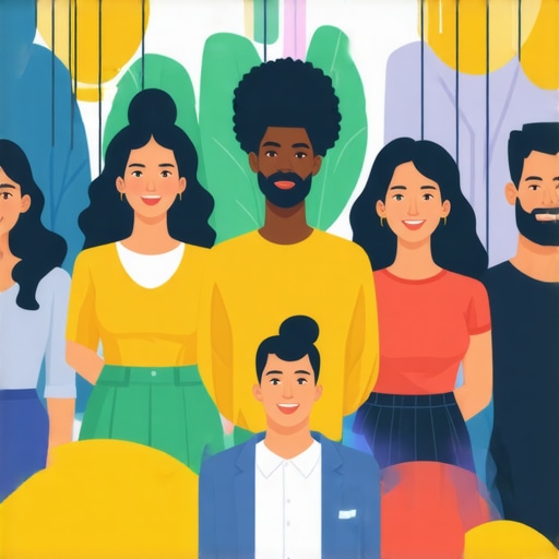 Local Columbus business owners collaborating in a vibrant community setting