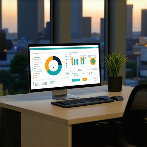 Digital marketing team analyzing local SEO data for Columbus.