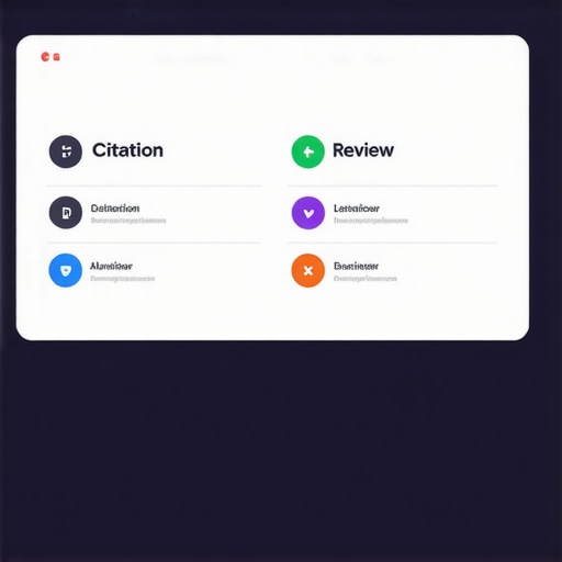 Dashboard displaying local SEO metrics and citation management tools.