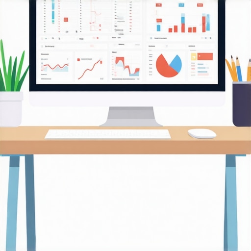 SEO Tools for Local SEO Maintenance Desk with SEO software and analytics dashboard for local SEO management.