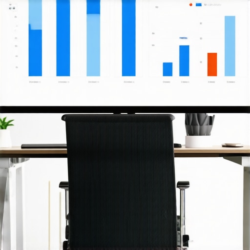 Digital SEO Workspace Computer screen displaying local SEO tools and data dashboards for Columbus,