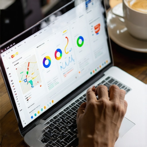 Digital marketing professional analyzing local SEO data in Columbus, Ohio